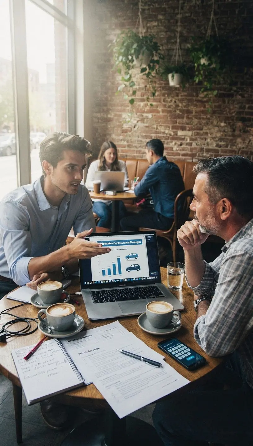 Счастливая семья за рулем автомобиля, наслаждающаяся безопасной поездкой благодаря страхованию.